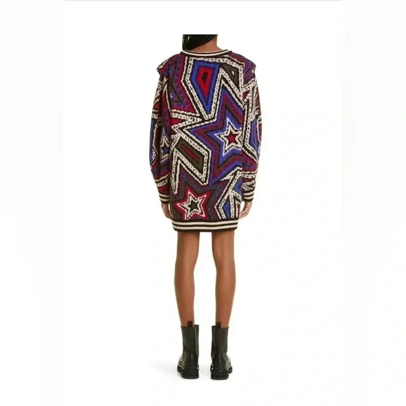 Farm Rio Mystric Trip Sweater Dress Size Small - Picture 4 of 11